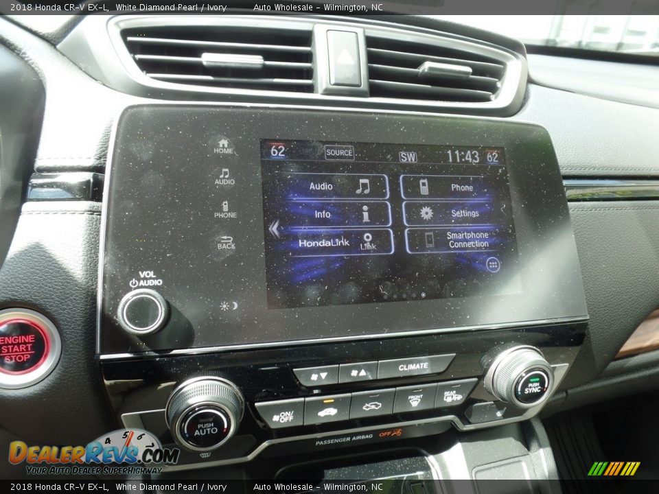 2018 Honda CR-V EX-L White Diamond Pearl / Ivory Photo #17