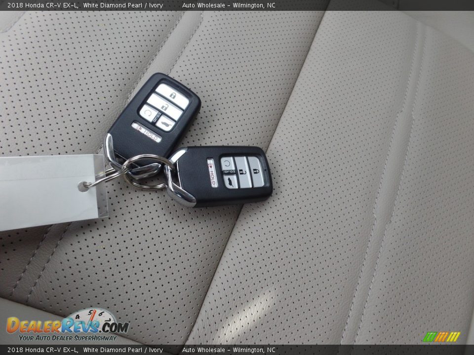 2018 Honda CR-V EX-L White Diamond Pearl / Ivory Photo #20