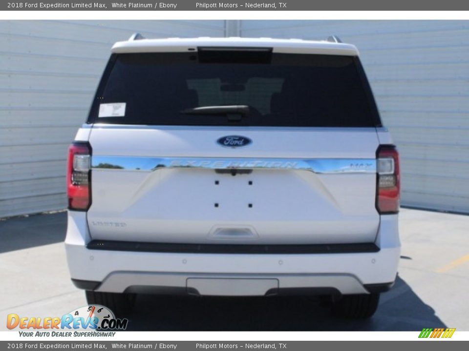 2018 Ford Expedition Limited Max White Platinum / Ebony Photo #8