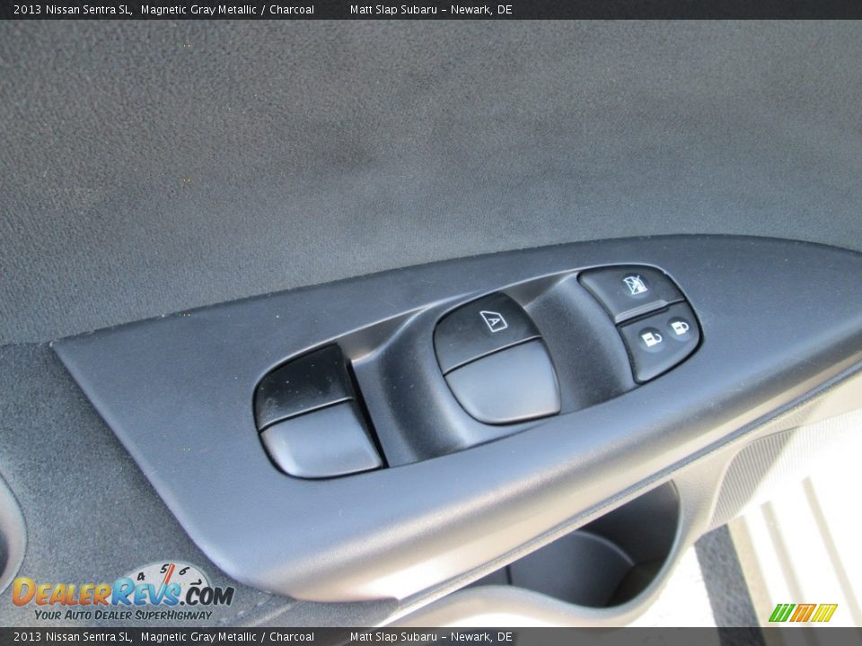2013 Nissan Sentra SL Magnetic Gray Metallic / Charcoal Photo #15