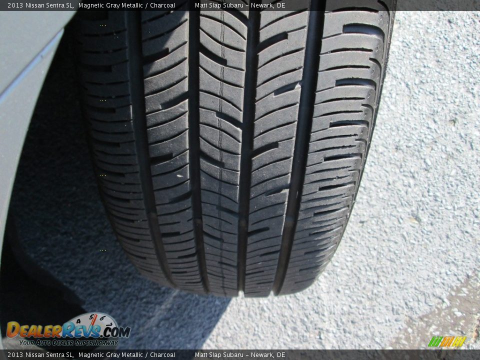 2013 Nissan Sentra SL Magnetic Gray Metallic / Charcoal Photo #23