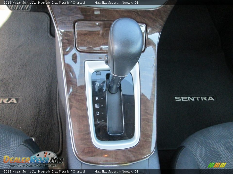2013 Nissan Sentra SL Magnetic Gray Metallic / Charcoal Photo #26