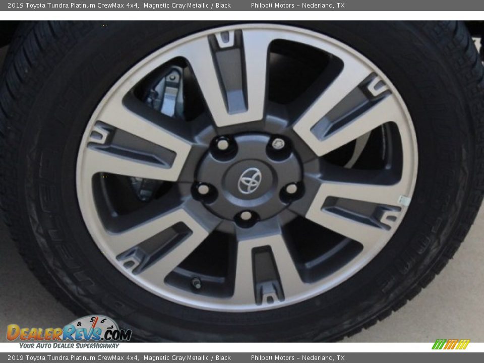 2019 Toyota Tundra Platinum CrewMax 4x4 Magnetic Gray Metallic / Black Photo #10