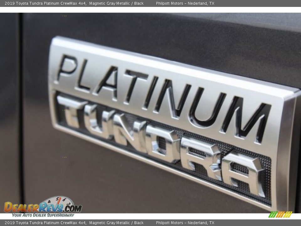 2019 Toyota Tundra Platinum CrewMax 4x4 Magnetic Gray Metallic / Black Photo #31