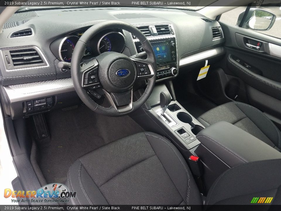 Slate Black Interior - 2019 Subaru Legacy 2.5i Premium Photo #7