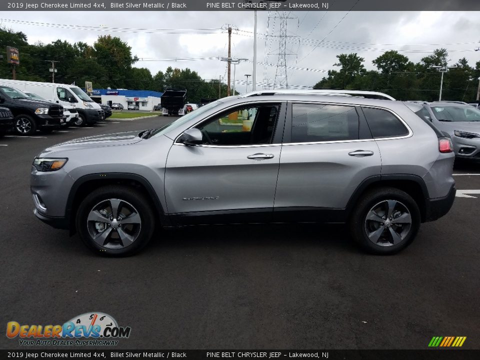 2019 Jeep Cherokee Limited 4x4 Billet Silver Metallic / Black Photo #3
