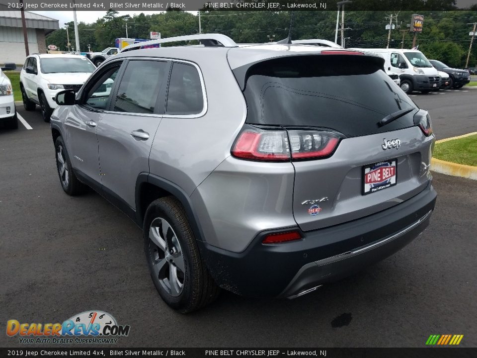 2019 Jeep Cherokee Limited 4x4 Billet Silver Metallic / Black Photo #4