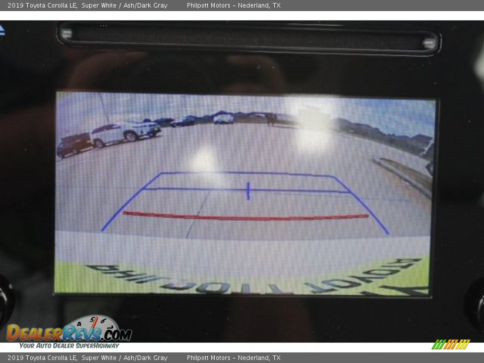 2019 Toyota Corolla LE Super White / Ash/Dark Gray Photo #15