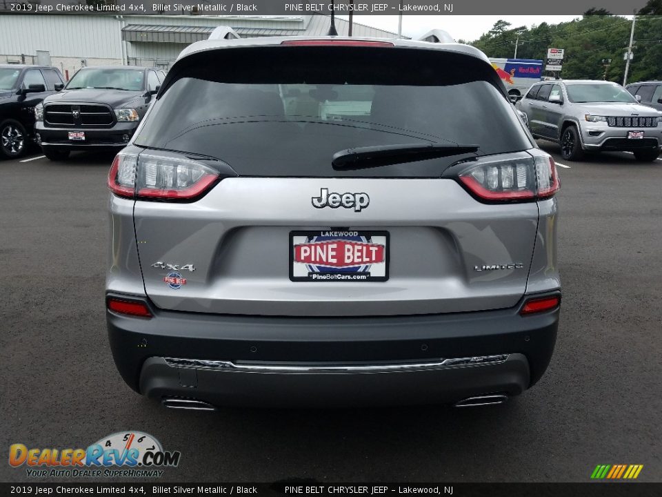 2019 Jeep Cherokee Limited 4x4 Billet Silver Metallic / Black Photo #5