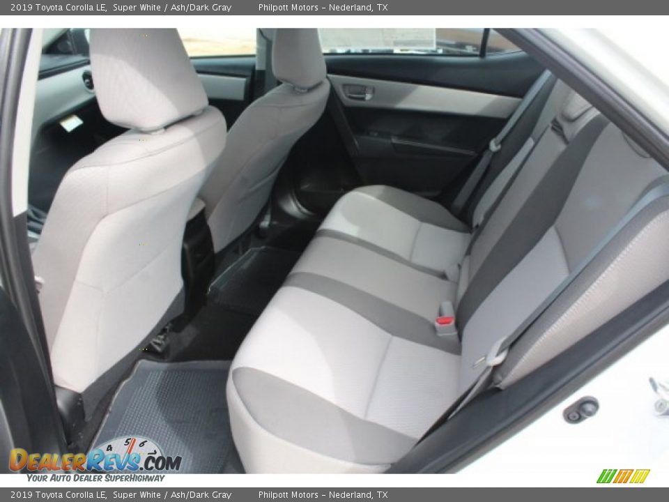 2019 Toyota Corolla LE Super White / Ash/Dark Gray Photo #22