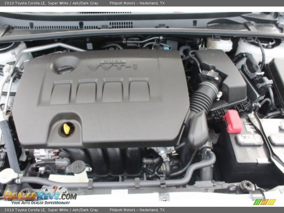 2019 Toyota Corolla LE Super White / Ash/Dark Gray Photo #31