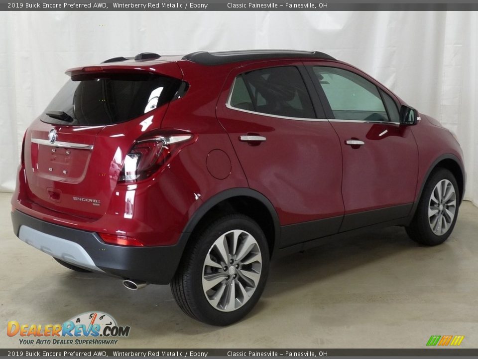 2019 Buick Encore Preferred AWD Winterberry Red Metallic / Ebony Photo #2