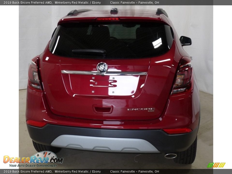2019 Buick Encore Preferred AWD Winterberry Red Metallic / Ebony Photo #3