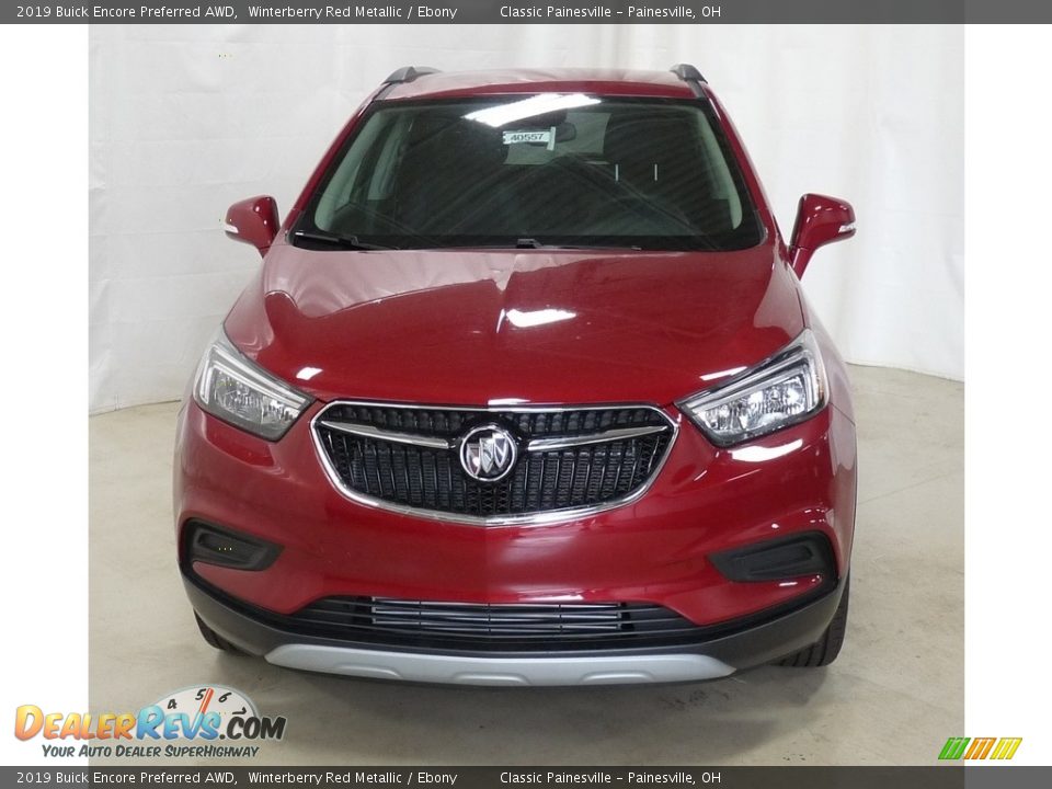 2019 Buick Encore Preferred AWD Winterberry Red Metallic / Ebony Photo #4