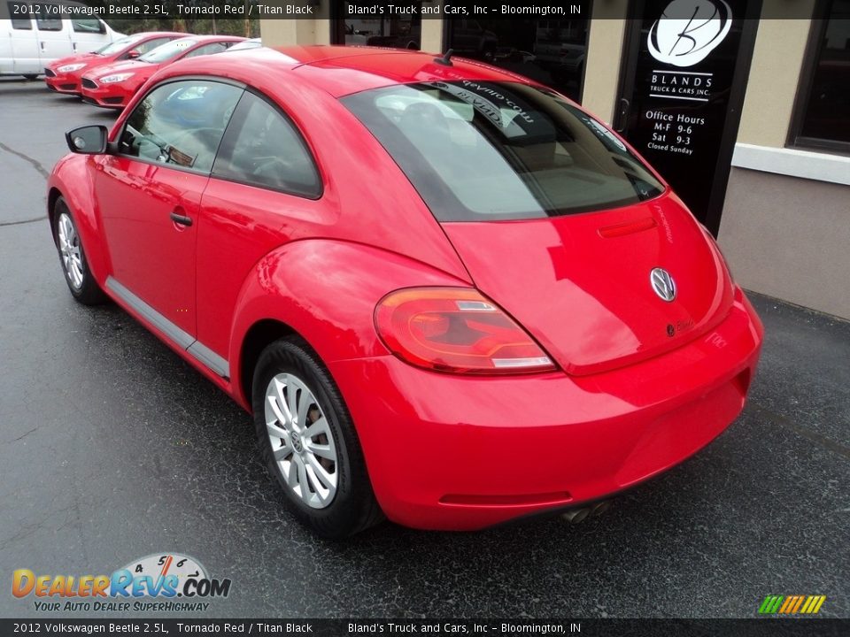 2012 Volkswagen Beetle 2.5L Tornado Red / Titan Black Photo #3