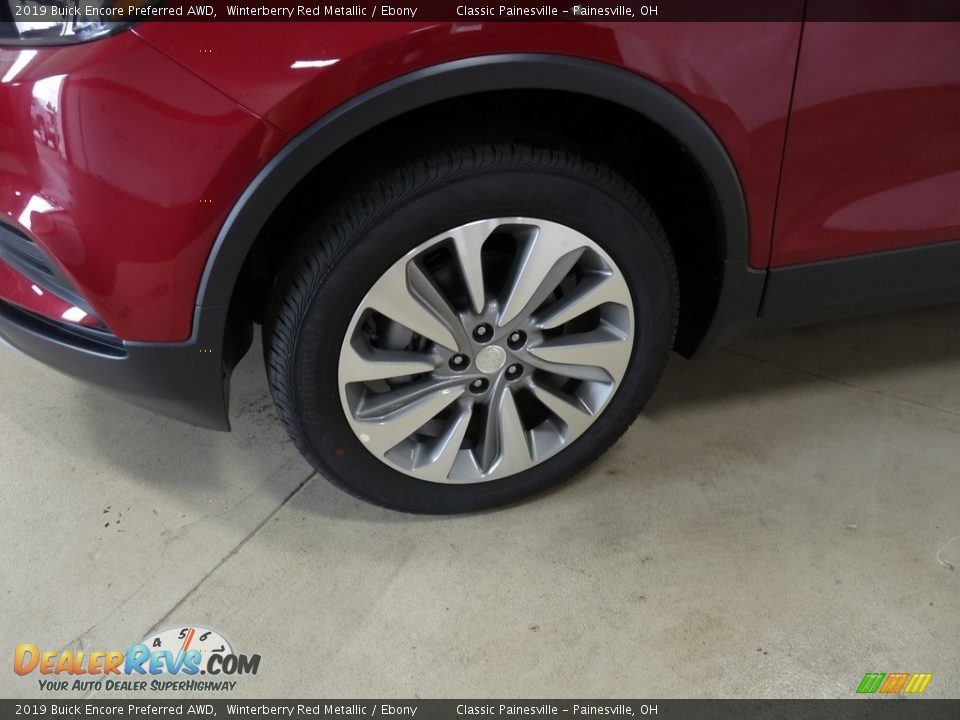 2019 Buick Encore Preferred AWD Winterberry Red Metallic / Ebony Photo #5