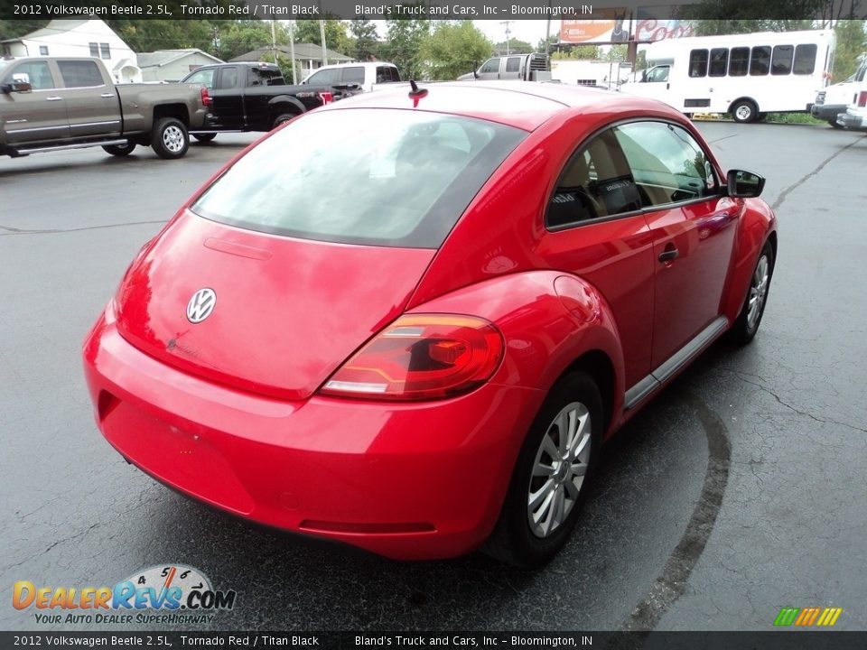 2012 Volkswagen Beetle 2.5L Tornado Red / Titan Black Photo #4