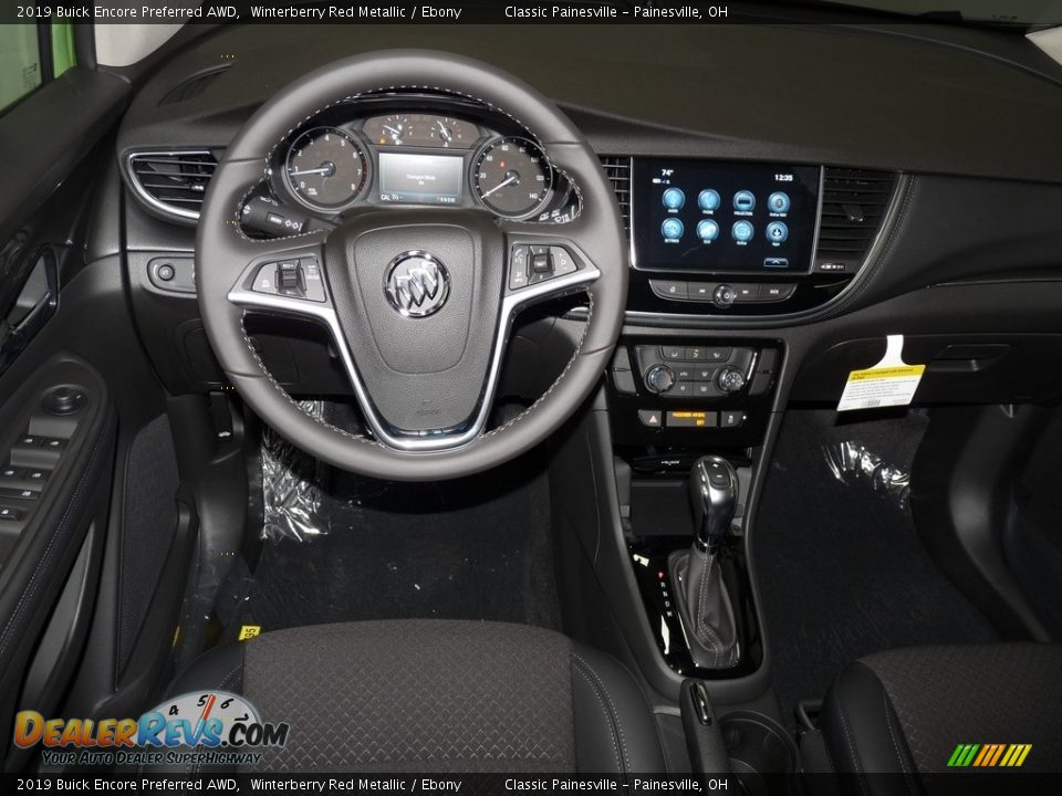 2019 Buick Encore Preferred AWD Winterberry Red Metallic / Ebony Photo #8
