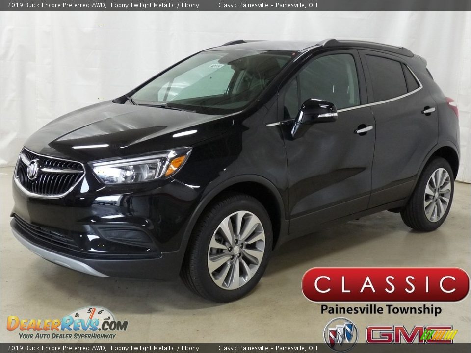 2019 Buick Encore Preferred AWD Ebony Twilight Metallic / Ebony Photo #1