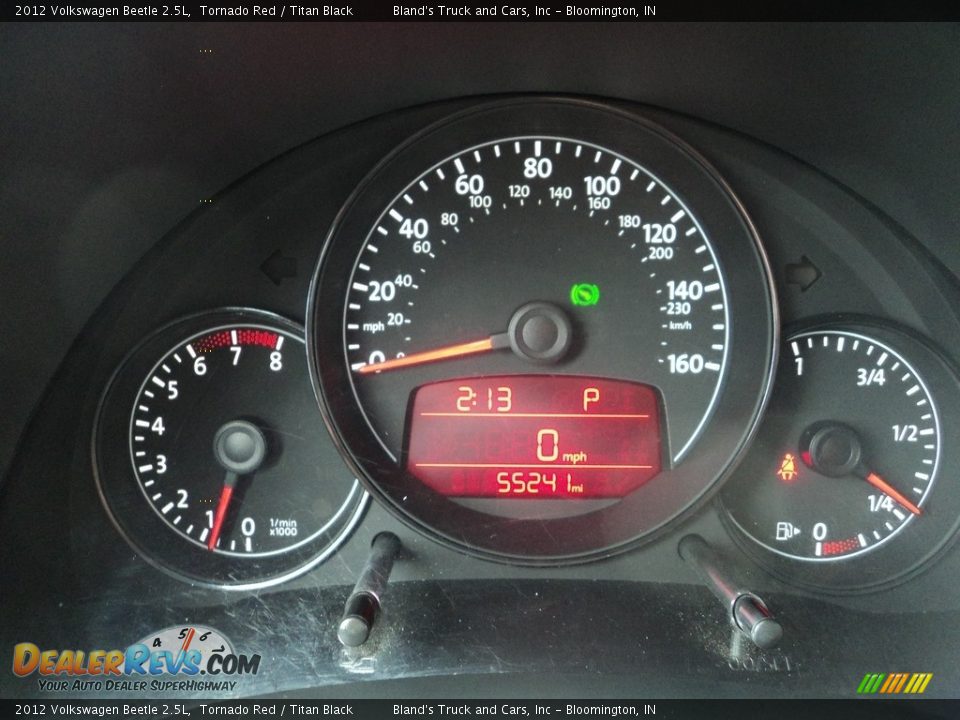 2012 Volkswagen Beetle 2.5L Tornado Red / Titan Black Photo #11