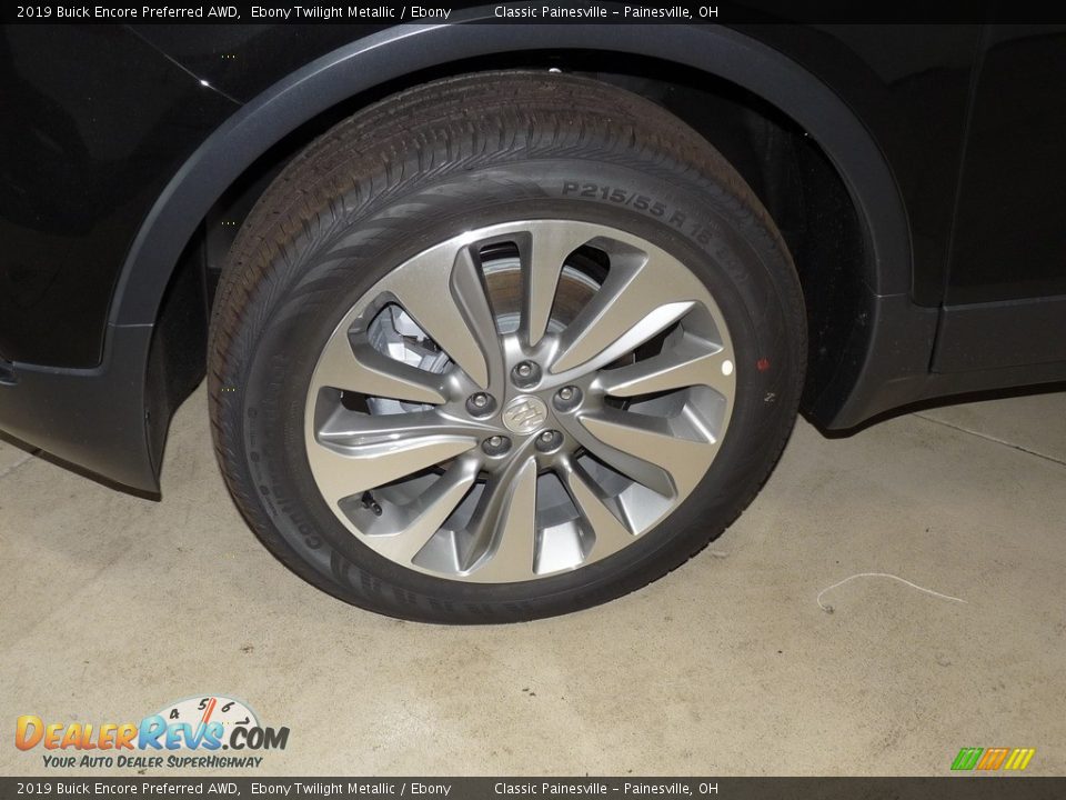 2019 Buick Encore Preferred AWD Ebony Twilight Metallic / Ebony Photo #5