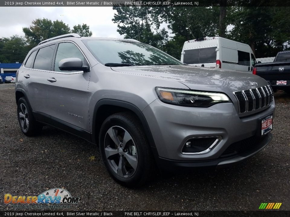 2019 Jeep Cherokee Limited 4x4 Billet Silver Metallic / Black Photo #1