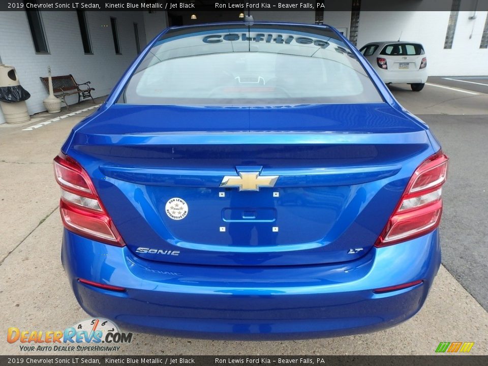 2019 Chevrolet Sonic LT Sedan Kinetic Blue Metallic / Jet Black Photo #3