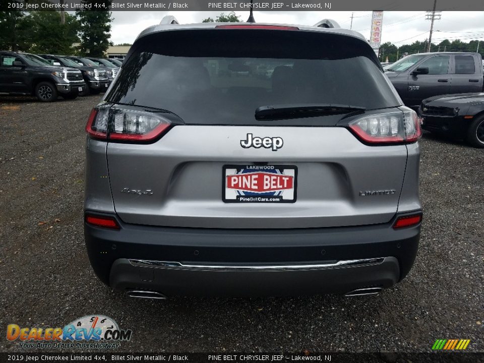 2019 Jeep Cherokee Limited 4x4 Billet Silver Metallic / Black Photo #5