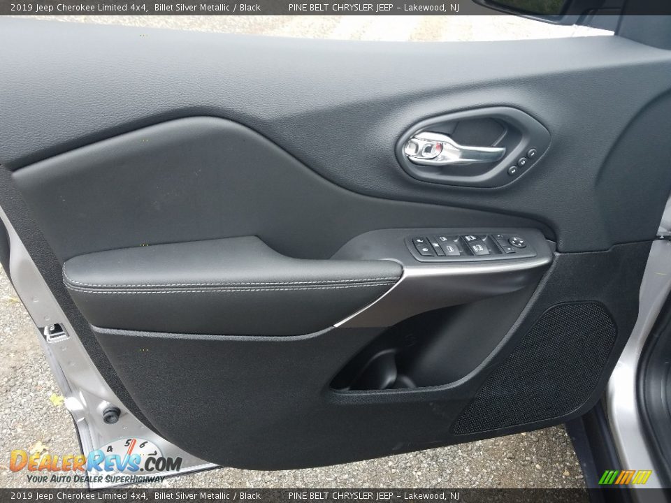 2019 Jeep Cherokee Limited 4x4 Billet Silver Metallic / Black Photo #6