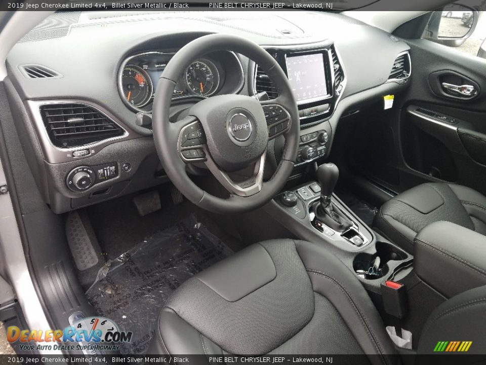 2019 Jeep Cherokee Limited 4x4 Billet Silver Metallic / Black Photo #7