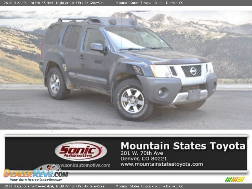 2012 Nissan Xterra Pro-4X 4x4 Night Armor / Pro 4X Gray/Steel Photo #1
