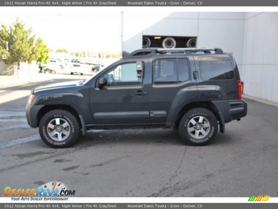 2012 Nissan Xterra Pro-4X 4x4 Night Armor / Pro 4X Gray/Steel Photo #3