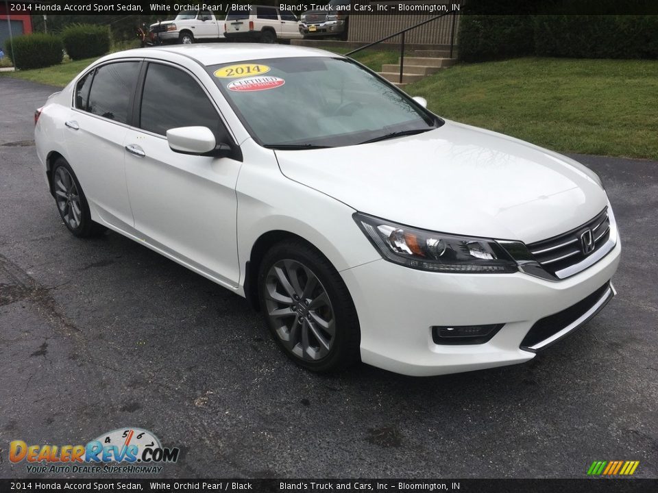 2014 Honda Accord Sport Sedan White Orchid Pearl / Black Photo #1