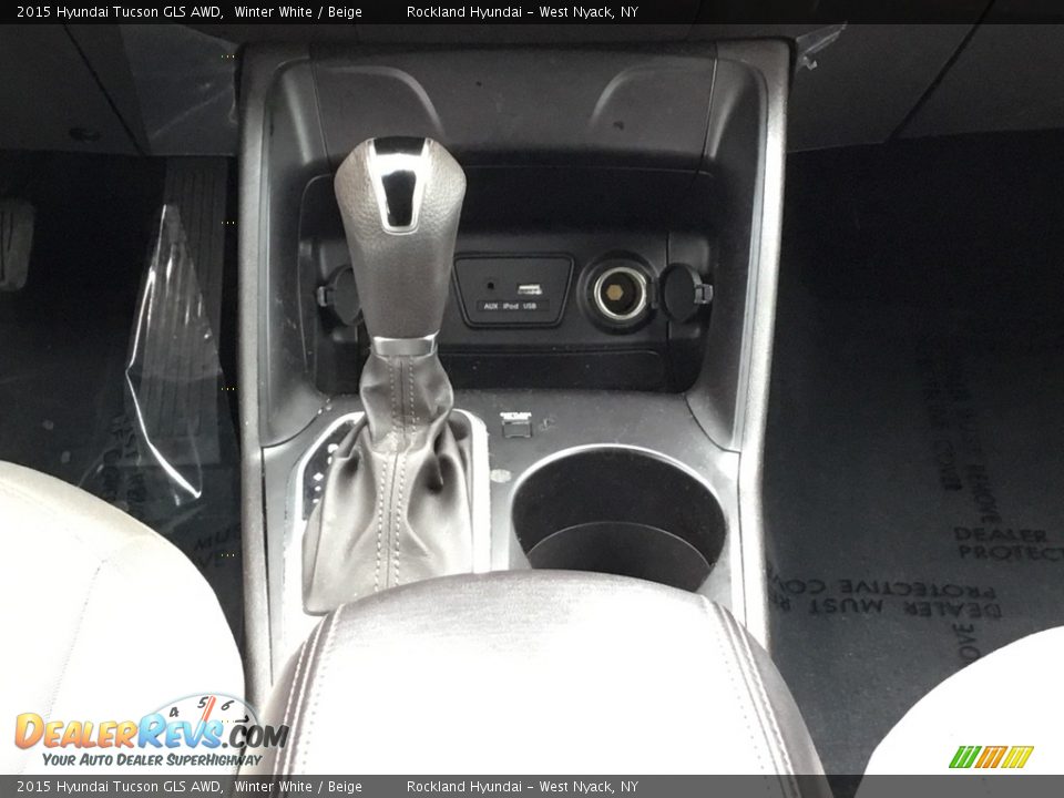 2015 Hyundai Tucson GLS AWD Winter White / Beige Photo #15