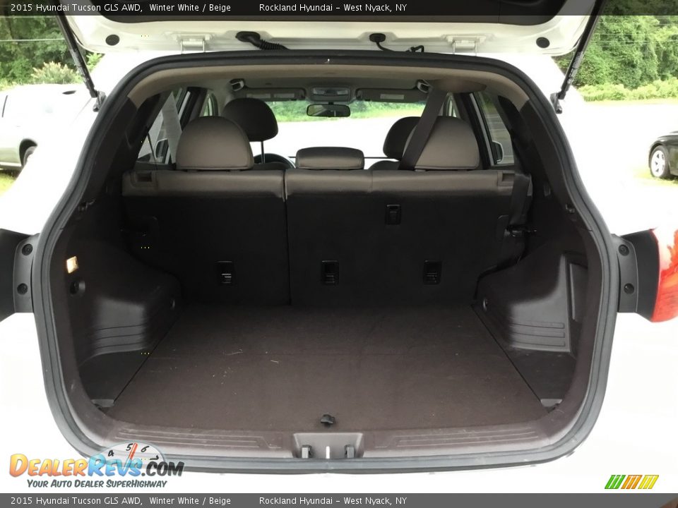 2015 Hyundai Tucson GLS AWD Winter White / Beige Photo #21