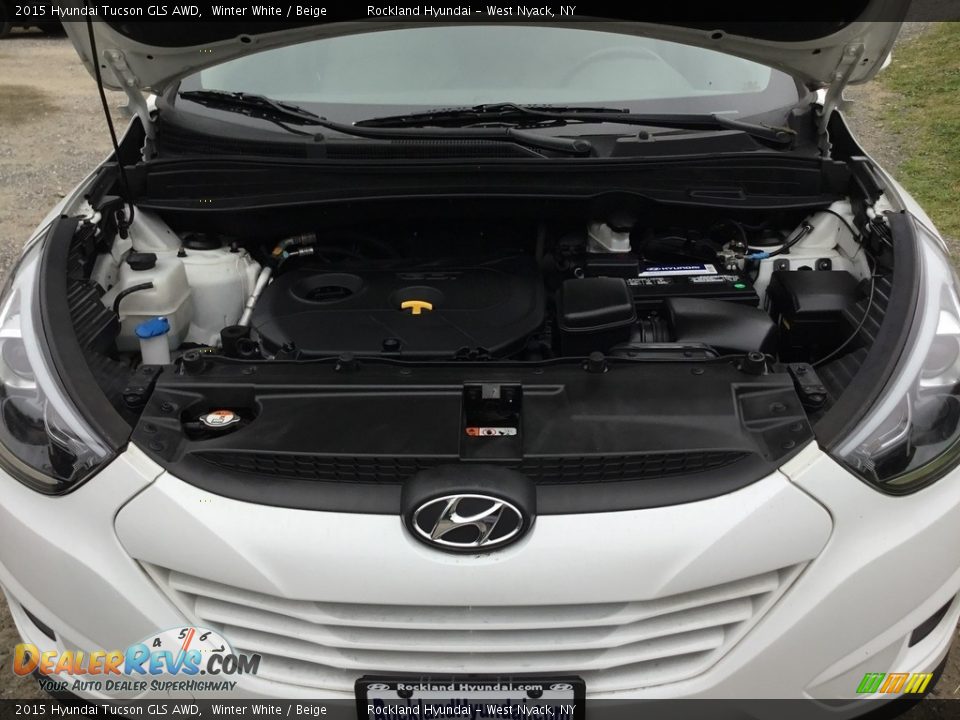 2015 Hyundai Tucson GLS AWD Winter White / Beige Photo #29
