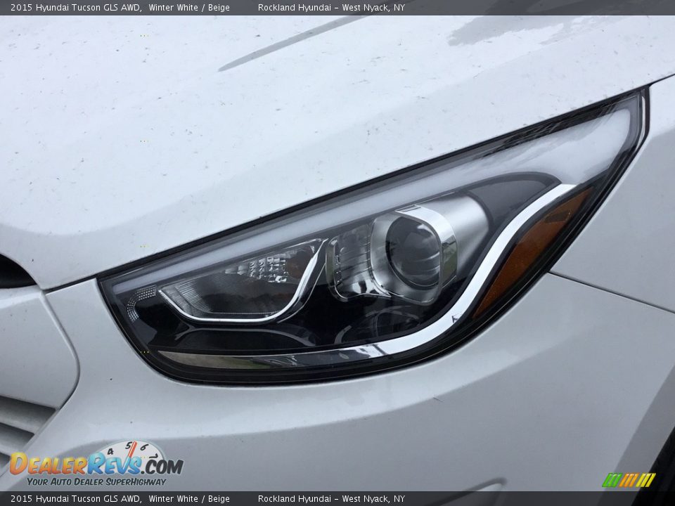2015 Hyundai Tucson GLS AWD Winter White / Beige Photo #30