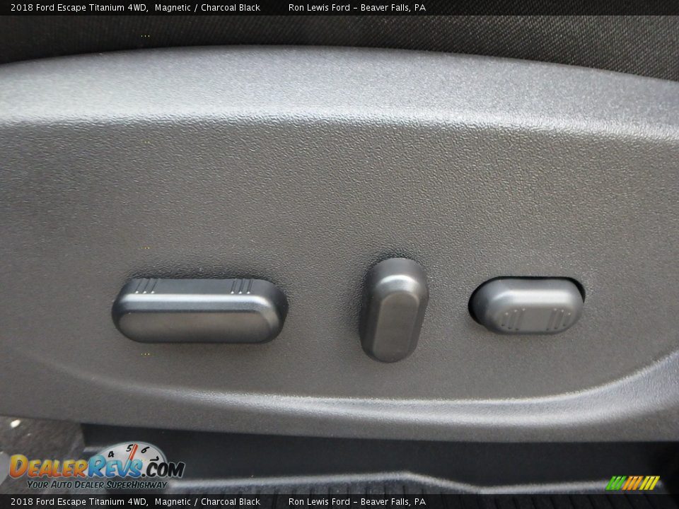 2018 Ford Escape Titanium 4WD Magnetic / Charcoal Black Photo #20