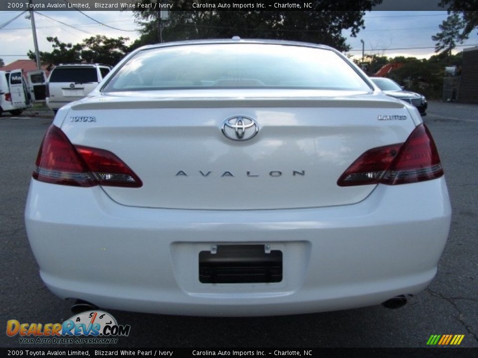 2009 Toyota Avalon Limited Blizzard White Pearl / Ivory Photo #9