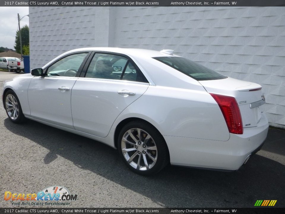 2017 Cadillac CTS Luxury AWD Crystal White Tricoat / Light Platinum w/Jet Black Accents Photo #5