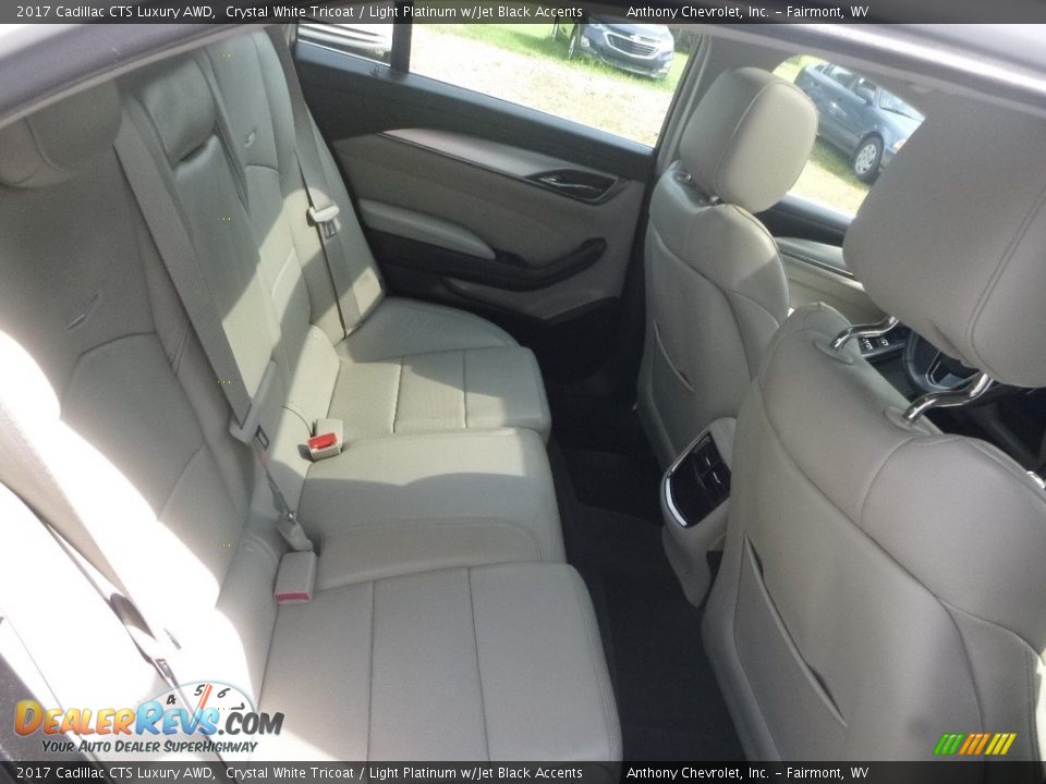 2017 Cadillac CTS Luxury AWD Crystal White Tricoat / Light Platinum w/Jet Black Accents Photo #7