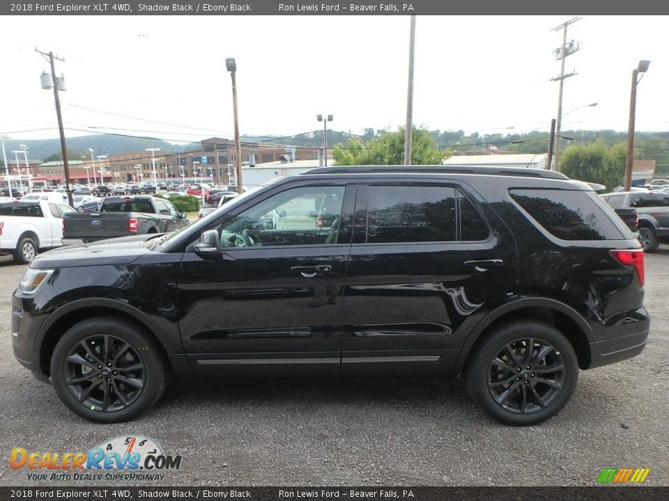 2018 Ford Explorer XLT 4WD Shadow Black / Ebony Black Photo #6