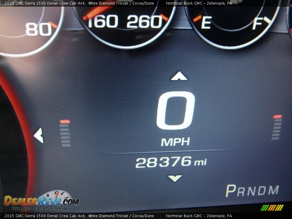 2015 GMC Sierra 1500 Denali Crew Cab 4x4 White Diamond Tricoat / Cocoa/Dune Photo #23