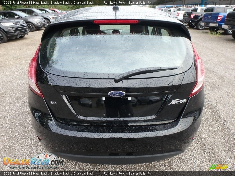 2018 Ford Fiesta SE Hatchback Shadow Black / Charcoal Black Photo #3