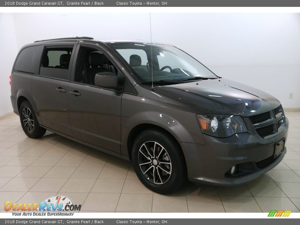 2018 Dodge Grand Caravan GT Granite Pearl / Black Photo #1