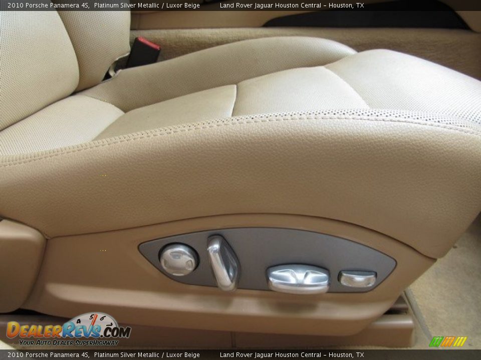2010 Porsche Panamera 4S Platinum Silver Metallic / Luxor Beige Photo #20