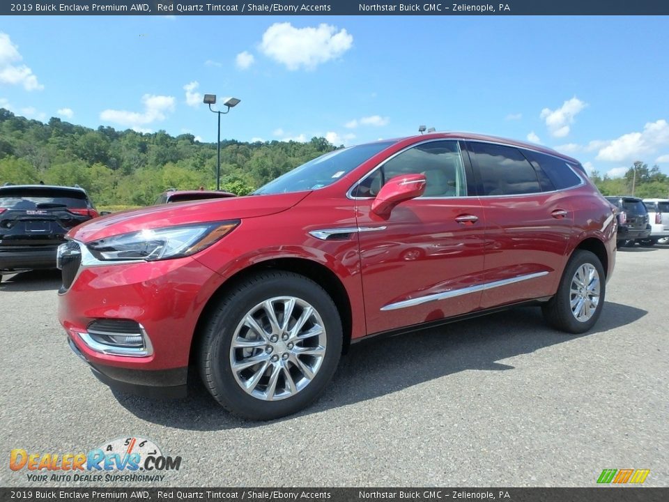 2019 Buick Enclave Premium AWD Red Quartz Tintcoat / Shale/Ebony Accents Photo #1