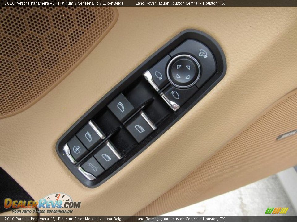 2010 Porsche Panamera 4S Platinum Silver Metallic / Luxor Beige Photo #26