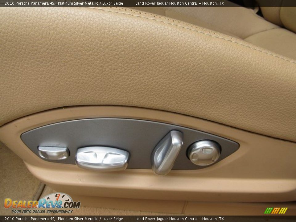 2010 Porsche Panamera 4S Platinum Silver Metallic / Luxor Beige Photo #27