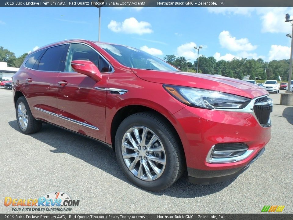 2019 Buick Enclave Premium AWD Red Quartz Tintcoat / Shale/Ebony Accents Photo #3